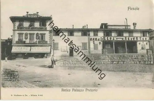 Fiesole - Antico Palazzo Pretorio ca. 1910