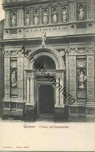 Genova - Chiesa dell' Jmmacolata ca. 1900