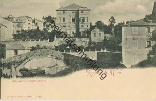 Ricordo di Nervi - Villa Gnecco - Pension Bonera ca. 1900