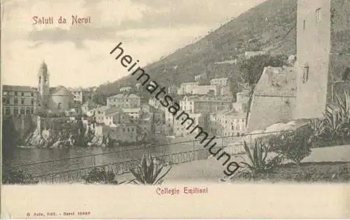Saluti da Nervi - Collegio Emiliani ca. 1900