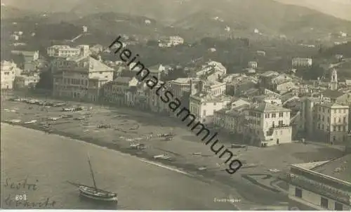 Sestri Levante ca. 1910 - Foto-AK - Vera Fotografia