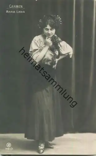 Maria Labia in Carmen - Italienische Opernsängerin (Sopran) - Verlag Rotophot Berlin 1461/1