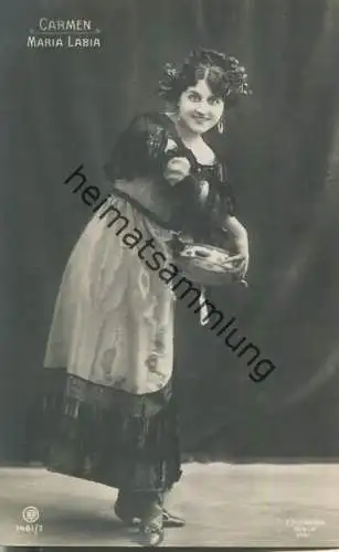Maria Labia in Carmen - Italienische Opernsängerin (Sopran) - Verlag Rotophot Berlin 1461/7