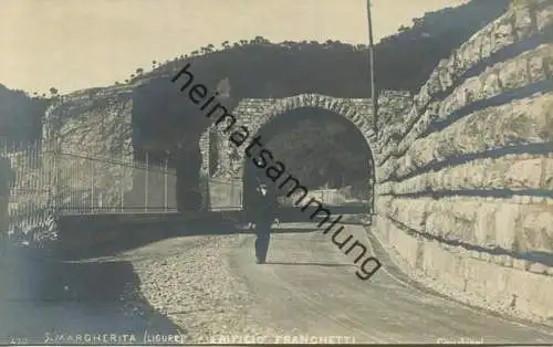 S. Margherita (Ligure) - Edificio Franchetti - Foto-AK vera fotografia