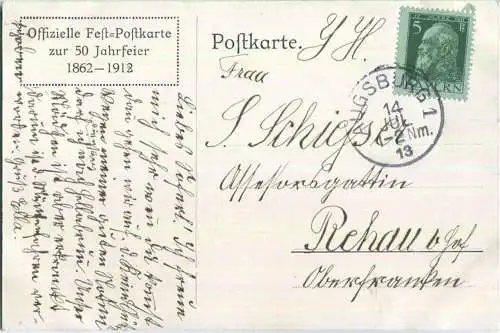 Augsburg - X. Schwäbisch-Bayrisches Sängerbundes-Fest 12.-14. Juli 1913