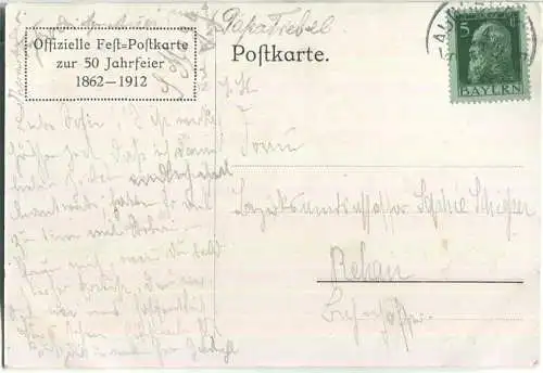 Augsburg - X. Schwäbisch-Bayrisches Sängerbundes-Fest 12.-14. Juli 1913