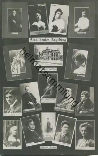 Augsburg - Stadttheater - Schauspiel-Personal - Spielzeit 1907/08