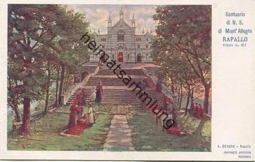 Rapallo - Santuario di N. S. die Mont' Allegro ca. 1900