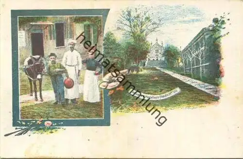 Rapallo - Santuario di Montallegro ca. 1900 - Esel - Rückseite beschrieben
