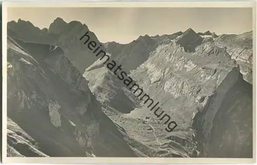 Säntis-Altmann mit Megglisalp - Foto-Ansichtskarte - Verlag J. Gaberell Thalwil 30er Jahre