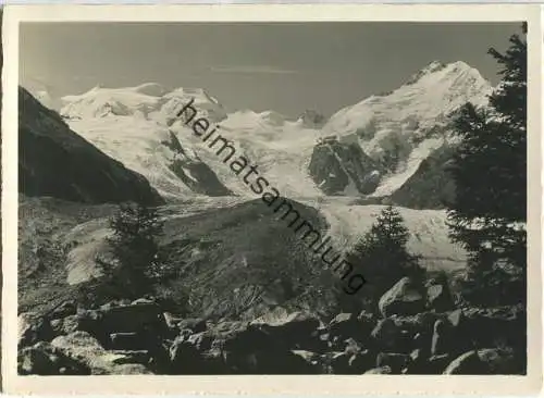 Am Morteratsch Gletscher - Foto-Ansichtskarte - Eredi Alfredo Finzi Lugano