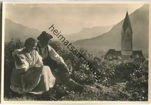 Da Merano - Foto-Ansichtskarte - Verlag J. F. Amonn SA Bolzano-Merano