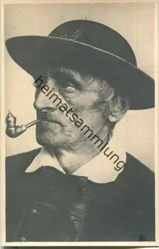 Charakterkopf - Foto-Ansichtskarte - Verlag J. F. Amonn SA Bolzano-Merano