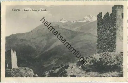 Bormio - Torri e Passo di Fraele - Ediz. U. Trinca Sondrio