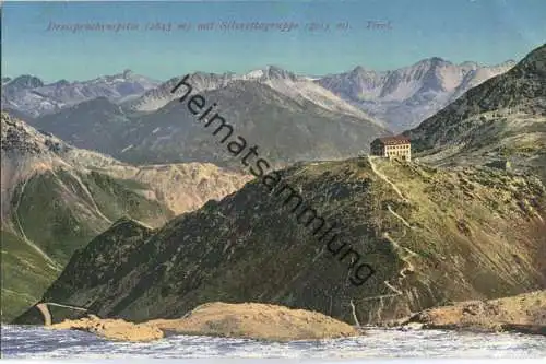 Dreisprachenspitze mit Silvrettagruppe - Verlag Joh. F. Amonn Bozen