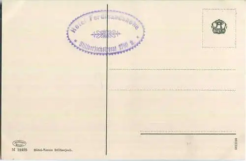 Dreisprachenspitze mit Silvrettagruppe - Verlag Joh. F. Amonn Bozen