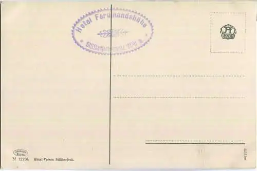 Ferdinandshöhe an der Stilfserjochstrasse mit Aufstieg zur Geisterspitze - Verlag Joh. F. Amonn Bozen