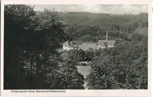 Cistercienser-Abtei Marienstatt - Foto-Ansichtskarte - Verlag Abtei Marienstatt bei Hachenburg