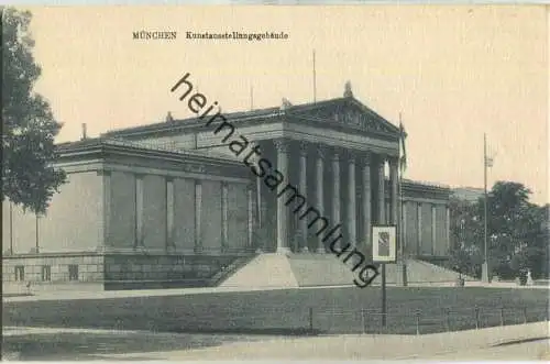 München - Kunstausstellungsgebäude - Verlag W.H.D. 20er Jahre