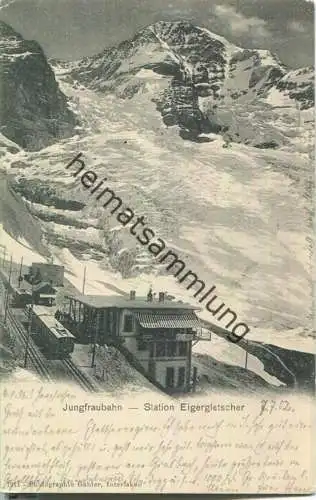 Jungfraubahn - Station Eigergletscher - Verlag Photographie Gabler Interlaken
