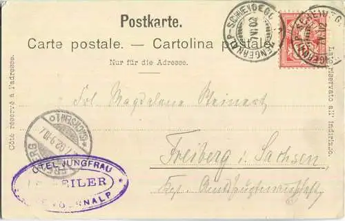 Jungfraubahn - Station Eigergletscher - Verlag Photographie Gabler Interlaken