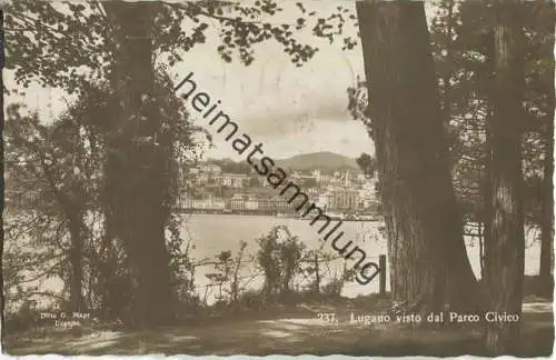 Lugano visto dal Parco Civico
