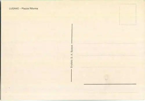 Lugano - Piazza Riforma - Eralfoto SA Suisse