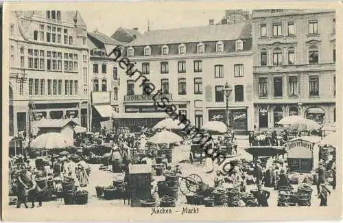 Aachen - Markt - Verlag Stengel & Co. GmbH Dresden 20er Jahre