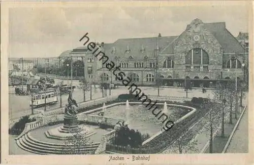 Aachen - Bahnhof - Verlag Stengel & Co. GmbH Dresden 20er Jahre