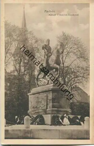 Aachen - Kaiser Friedrich-Denkmal 20er Jahre