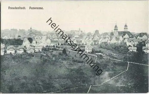 Freudenstadt - Panorama - Graph. Verlags Anstalt GmbH Dresden