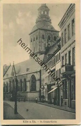 Köln - St. Ursula-Kirche - Verlag Leo Kürten Köln 20er Jahre