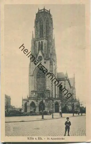 Köln - St. Agneskirche - Verlag Leo Kürten Köln 20er Jahre