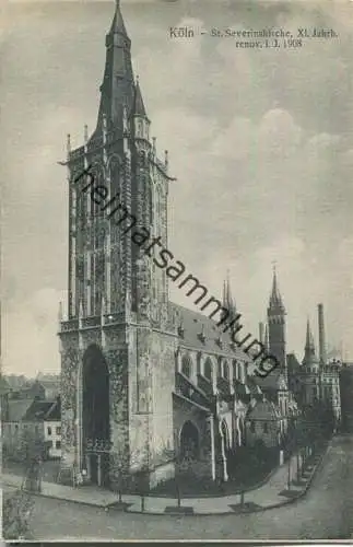 Köln - St. Severinskirche - Verlag Leo Kürten Köln 20er Jahre