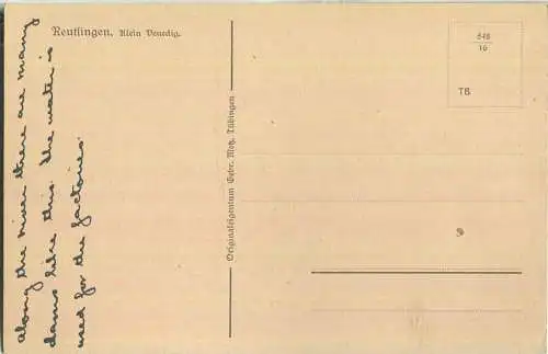 Reutlingen - Klein Venedig - Verlag Gebr. Metz Tübingen 20er Jahre