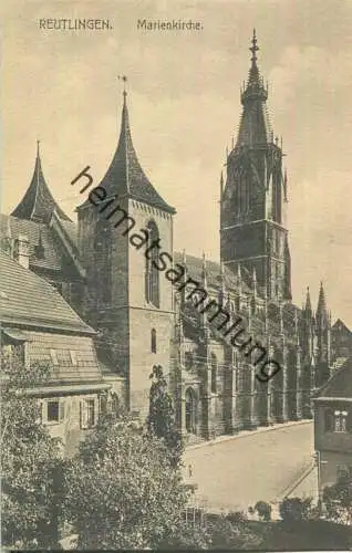 Reutlingen - Marienkirche - Verlag Richard Fischbach Reutlingen