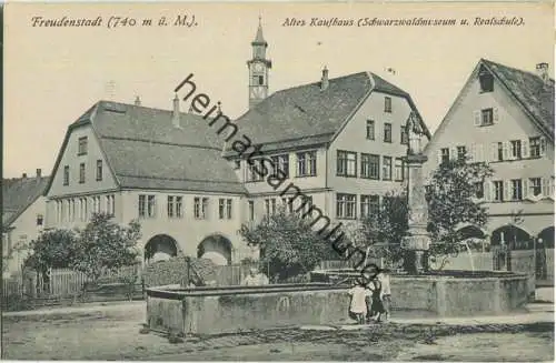 Freudenstadt - Altes Kaufhaus (Schwarzwaldmuseum und Realschule) - Verlag J. Velten Karlsruhe