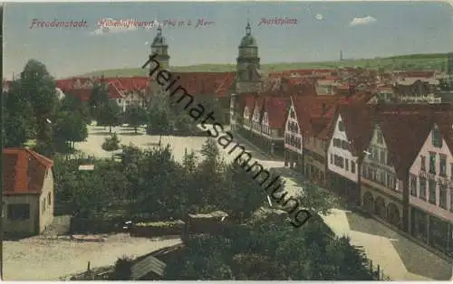 Freudenstadt - Marktplatz - Verlag Josef Birn Stuttgart