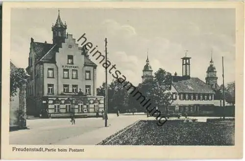 Freudenstadt - Partie beim Postamt - Verlag H. Sting Tübingen