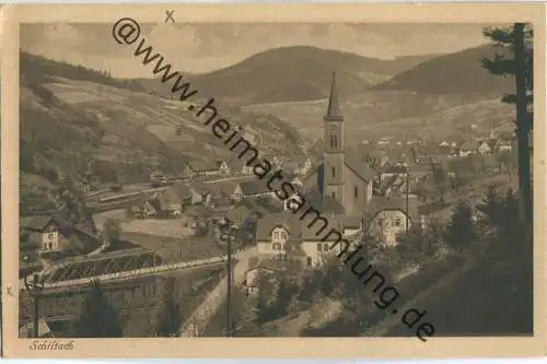 Schiltach - Blick vom Kirchberg - Verlag Carl Homberg Schiltach