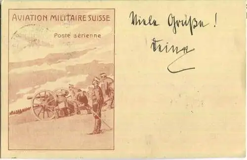 Aviation militaire Suisse - Poste aerienne - Lausanne-Morges am 15.VI.1913