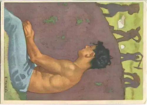 Bundesfeier-Postkarte 1935 - 10 Cts - E. Hermes Freiwilliger Arbeitsdienst