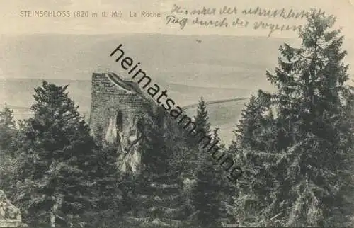 Steinschloss - La Roche - Verlag Emil Hartmann Strassburg