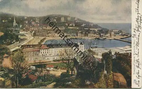 Torquay from Waldon Hill - Edition Tuck Oilette gel. 1904