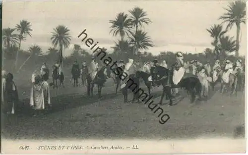 Scenes et Types - Cavaliers Arabes