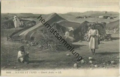 Scenes et Types - Gourbi Arabe