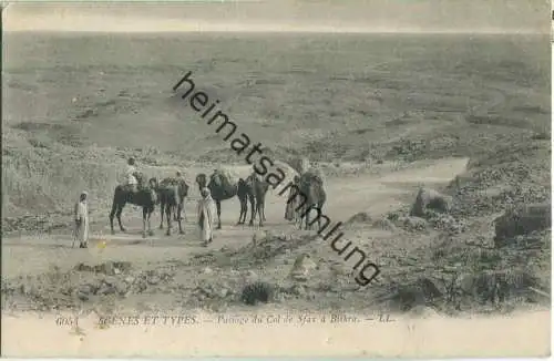 Scenes et Types - Passage du Col de Sfax a Biskra