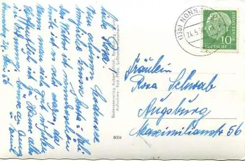 Nonnenhorn - Luftaufnahme - Foto-AK - Verlag Aubert Ulrich Ravensburg gel. 1956