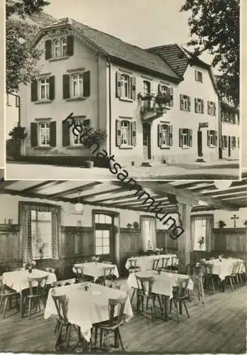 Durbach - Gasthaus zum Bären - Besitzer Wilh. Uhl - Foto-AK Grossformat - Verlag Photo-Kino-Stober Offenburg gel. 1957