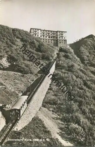 Stanserhorn-Kulm - Foto-AK - Verlag Globetrotter GmbH Luzern gel. 1955